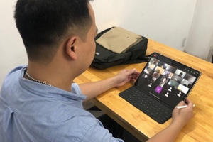 Nhiều trường tiếp tục cho học sinh nghỉ: Sẵn sàng học trực tuyến