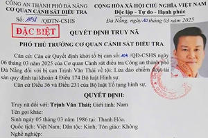 Liên quan vụ Phó Đức Nam lừa đảo: Truy nã đặc biệt Trịnh Văn Thái