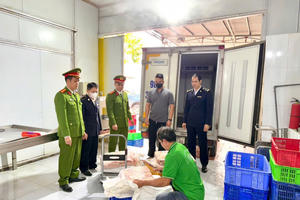 Liên tiếp phát hiện hơn 01 tấn sản phẩm động vật không rõ nguồn gốc tại Bắc Ninh