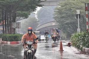 Ngày 9/3, Bắc Bộ nhiều mây, có mưa ở nhiều nơi