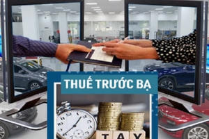 Hơn 2.000 tỷ đồng tiền lệ phí trước bạ ôtô, xe máy được nộp online