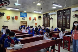 Hải Phòng: Phải chia lớp học thành 2 phòng để học sinh ngồi cách nhau 1,5m