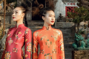 "Chị chị em em" Thanh Thảo - Hải My đẹp xuất thần trong tà áo dài Tết