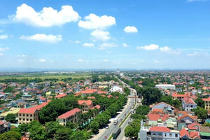 Huyện Diễn Châu (Nghệ An) đạt chuẩn nông thôn mới