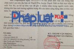 UBND TP Hà Nội vào cuộc vụ trang trại lợn gây ô nhiễm