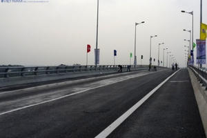 Nam Định: Chuẩn bị khánh thành cầu Tân Phong hơn 400 tỷ đồng