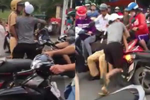 Khởi tố đối tượng rút dao đe dọa CSGT ở Nha Trang