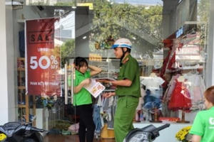 Công an thành phố Biên Hòa đẩy mạnh công tác tuyên truyền phòng chống tội phạm dịp Tết