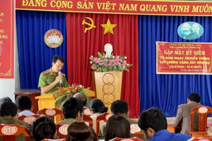 Di Linh - Lâm Đồng: Kỷ niệm 75 năm ngày truyền thống lực lượng cảnh sát hình sự