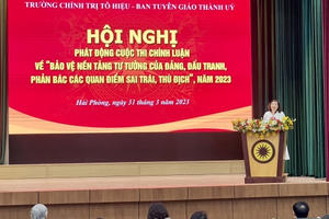 Hải Phòng phát động cuộc thi chính luận về Bảo vệ nền tảng tư tưởng của Đảng