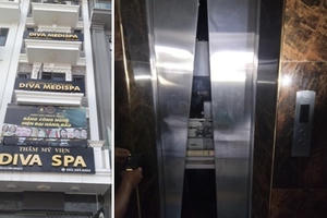 Hải Phòng: 4 người mắc kẹt trong thang máy do mất điện