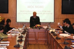 Năm 2016: Tiếp tục kiện toàn tổ chức bộ máy Thi hành án dân sự