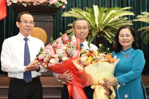 Ông Huỳnh Thanh Nhân được bầu giữ chức Phó Chủ tịch HĐND TP.HCM