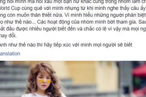 Trâm Anh tiết lộ lý do bị 'hội chị em' Nóng cùng World Cup tẩy chay