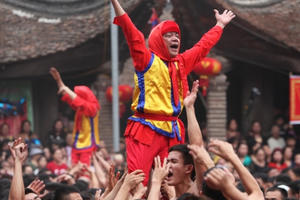 Sức mạnh "đội quân đánh giặc ngoại xâm" ở hội pháo Đồng Kỵ