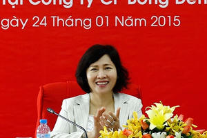 Đề nghị miễn nhiệm các chức vụ của Thứ trưởng Hồ Thị Kim Thoa