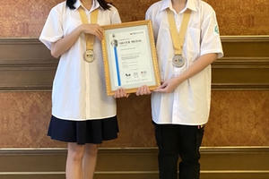 Vĩnh Yên (Vĩnh Phúc): Hai học sinh đoạt huy chương Bạc cuộc thi Olympic thế giới