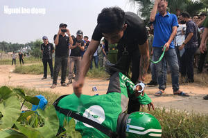 Thực nghiệm hiện trường vụ sát hại nam sinh viên chạy Grab