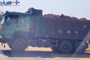 Hà Giang: Binh đoàn xe Howoo vận chuyển đất tung hoành,  chủ khu đất khẳng định không có thủ tục pháp lý
