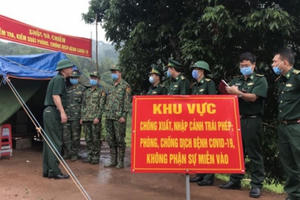 Chống dịch trên đường tuần tra biên giới Lạng Sơn