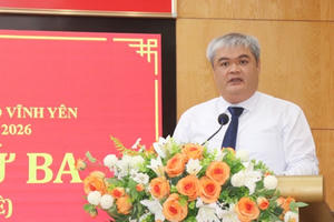 Vĩnh Phúc: Ông Nguyễn Việt Phương được bầu làm Chủ tịch UBND thành phố Vĩnh Yên với 100% phiếu bầu