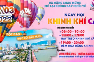 Đà Nẵng tổ chức ngày hội khinh khí cầu mừng mở lại đường bay quốc tế