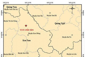 Hàng loạt các dư chấn động đất tại Kon Tum gây rung lắc mạnh