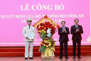 Đại tá Nguyễn Tiến Trung giữ chức Giám đốc Công an tỉnh Lạng Sơn