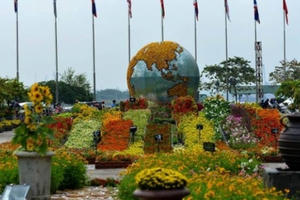 TP HCM: Xem Đường hoa Nguyễn Huệ 2016 sau giờ khai mạc