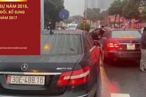 Sử dụng biển số xe ô tô giả, có thể đối diện với mức án 7 năm tù giam