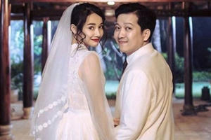 Dân mạng 'phát sốt' với ảnh váy cưới của 'cô dâu tháng 9' Nhã Phương