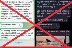 Công an Hà Nội cảnh báo cạm bẫy khi “chat sex” trên mạng