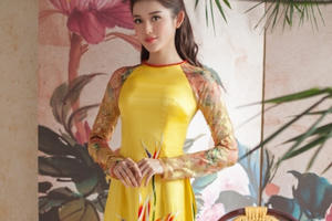 Á hậu Huyền My thướt tha trong BST áo dài mới nhất