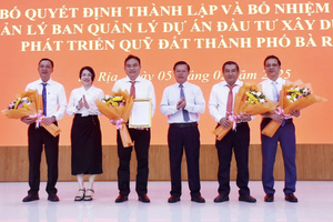 Bà Rịa - Vũng Tàu: Lập Ban Quản lý Dự án đầu tư xây dựng và Phát triển quỹ đất Bà Rịa