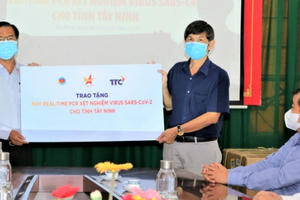 Tây Ninh: Tiếp nhận máy Real-time RT-PCR xét nghiệm SARS-CoV-2