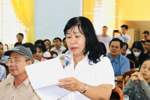 Đồng Nai: Đoàn đại biểu tiếp xúc cử tri  sau kỳ họp thứ 6, Quốc hội khóa XV