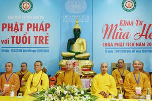 Bắc Ninh: Chùa Phật Tích khai mạc khóa tu mùa hè “Con Đường Phật Pháp Với Tuổi Trẻ”