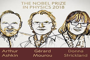 Nobel Vật lý 2018 được trao cho phát minh trong lĩnh vực vật lý laser