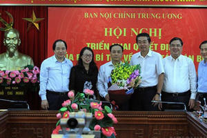 Ông Lê Văn Lân nhận nhiệm vụ Phó trưởng Ban Nội chính Trung ương