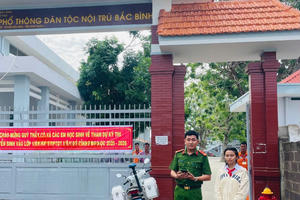 Bình Thuận: Công an xã hỗ trợ nữ sinh đi nhầm điểm thi gần 60km