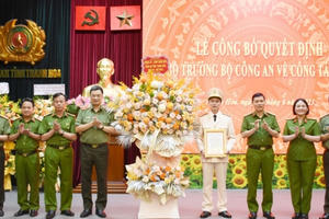 Đại tá Phùng Xuân Tiến làm Phó Giám đốc Công an tỉnh Thanh Hóa