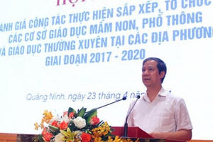 Sắp xếp trường lớp, tạo sức ép cho nhà trường, Bộ trưởng GD-ĐT nói gì?