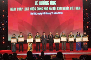 Công bố 10 sự kiện nổi bật năm 2018 của Ngành Tư pháp