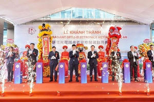 Khánh thành nhà máy sản xuất linh kiện điện tử có tổng vốn đầu tư 145 triệu USD