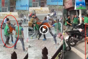 [Clip]: Nhắc nhở việc đỗ xe, shipper AhaMove bị nhóm nhân viên "Giao hàng tiết kiệm" đánh hội đồng