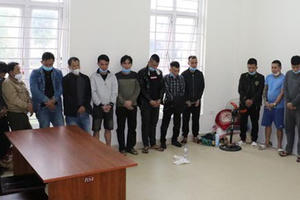 Nghệ An: Rủ nhau lên núi đánh bạc, 19 đối tượng bị bắt giữ