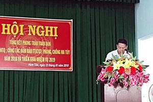 Kỷ luật cảnh cáo nguyên Chủ tịch UBND huyện Hàm Tân