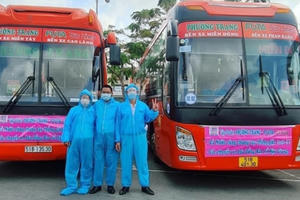 Hậu Giang đón công dân từ thành phố Hồ Chí Minh về quê đợt 2