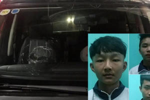 Công an triệu tập ba đối tượng ném đá ô tô trên cao tốc Hạ Long-Hải Phòng