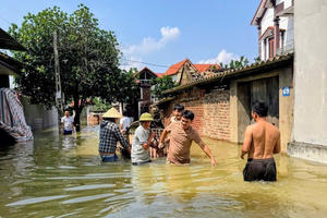 Hà Nội: Bổ sung 20 tỷ đồng cho các xã Trung Giã, Đa Phúc để phòng chống lụt bão